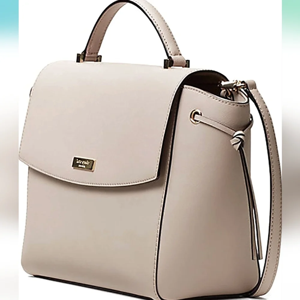 NEW Kate Spade Laurel Way Lilah Satchel Crossbody Almondine